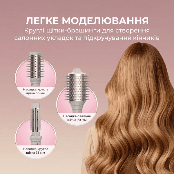 Фото - Стайлер Cecotec AirGlam 14in1 Flex Champagne (A01_EU01_114727)